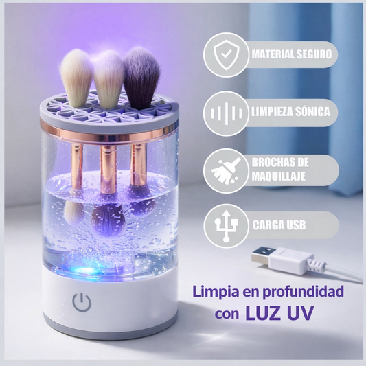 CleanBrush™Limpia tus brochas en 10 segundos con luz UV